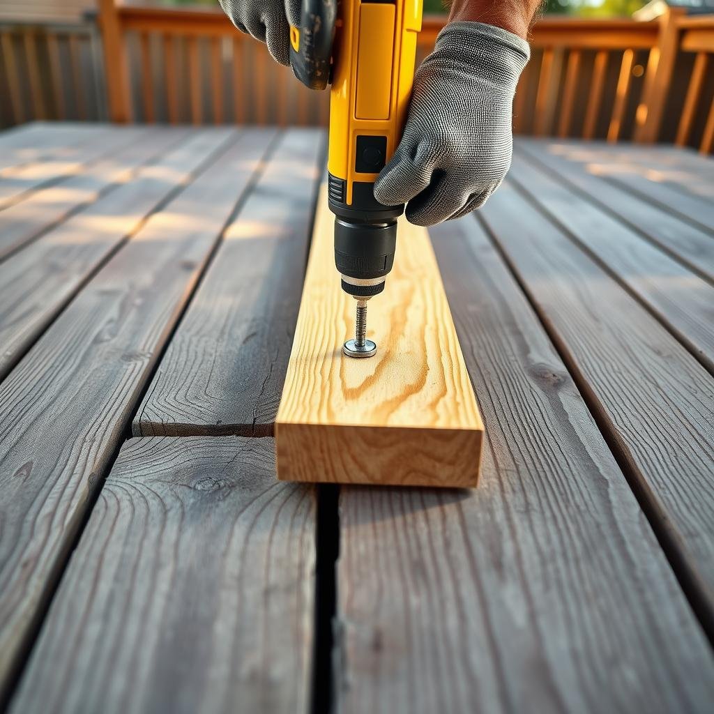 Custom composite deck with frameless glass railings on a South Charlotte backyard home